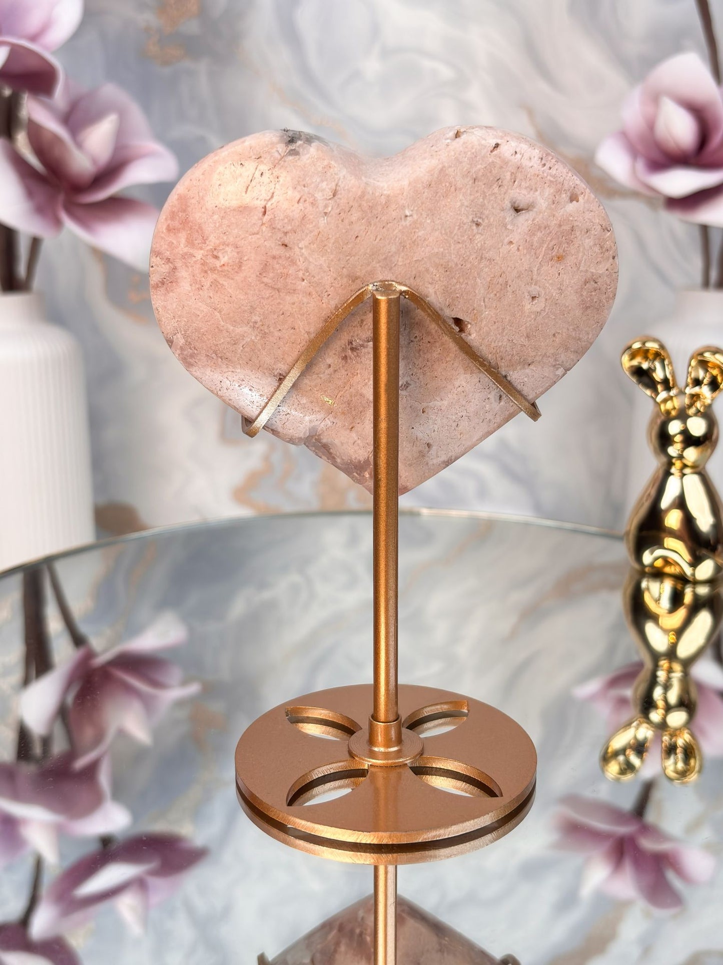 Pink Amethyst Herz