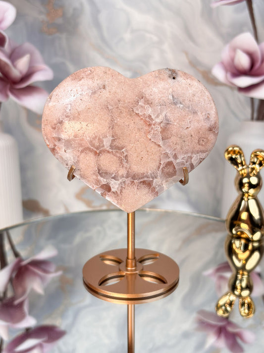 Pink Amethyst Herz