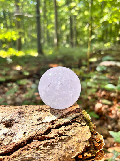 Periwinkle Rosenquarz Kugel