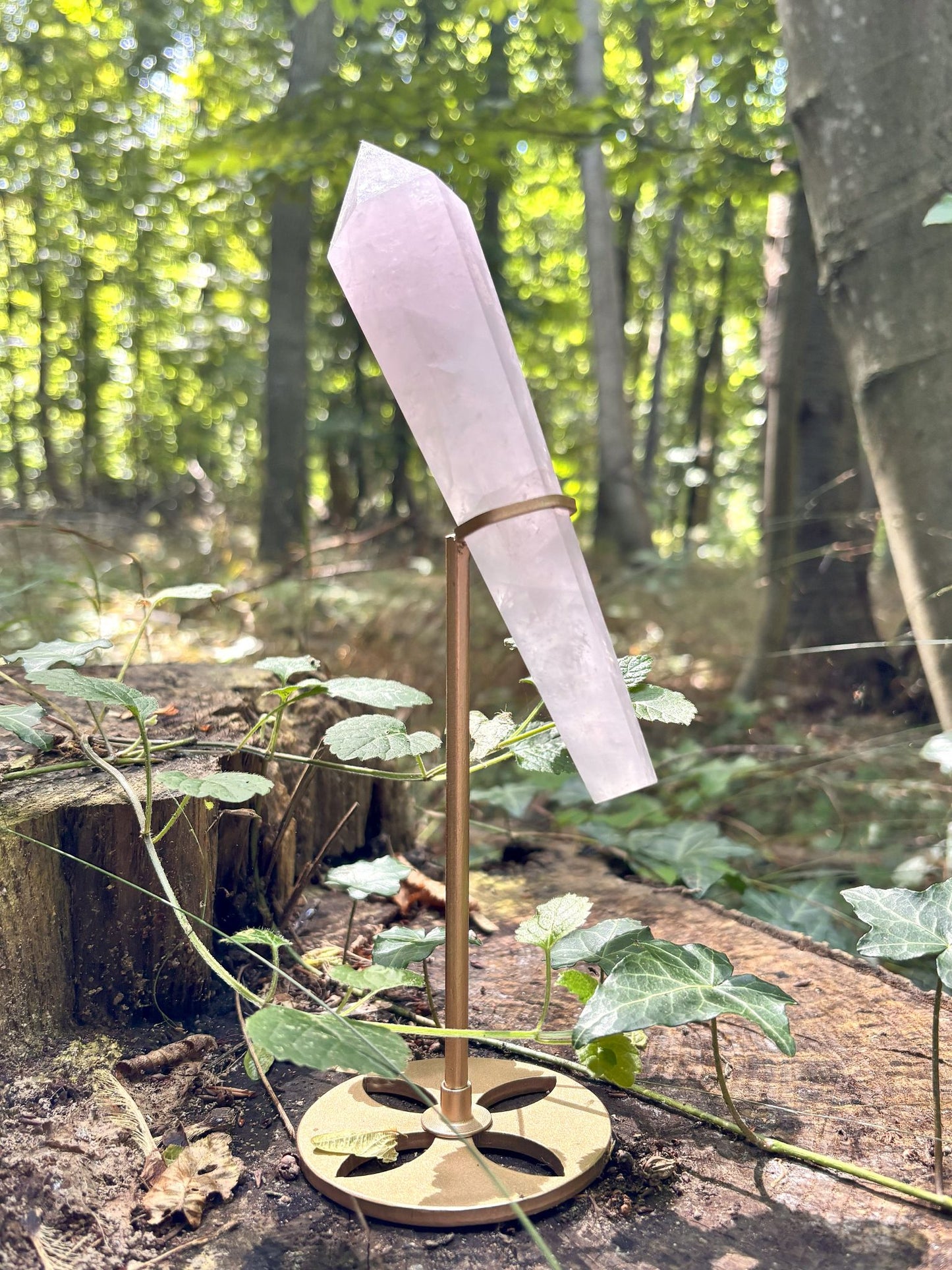 Periwinkle Rosenquarz Stab