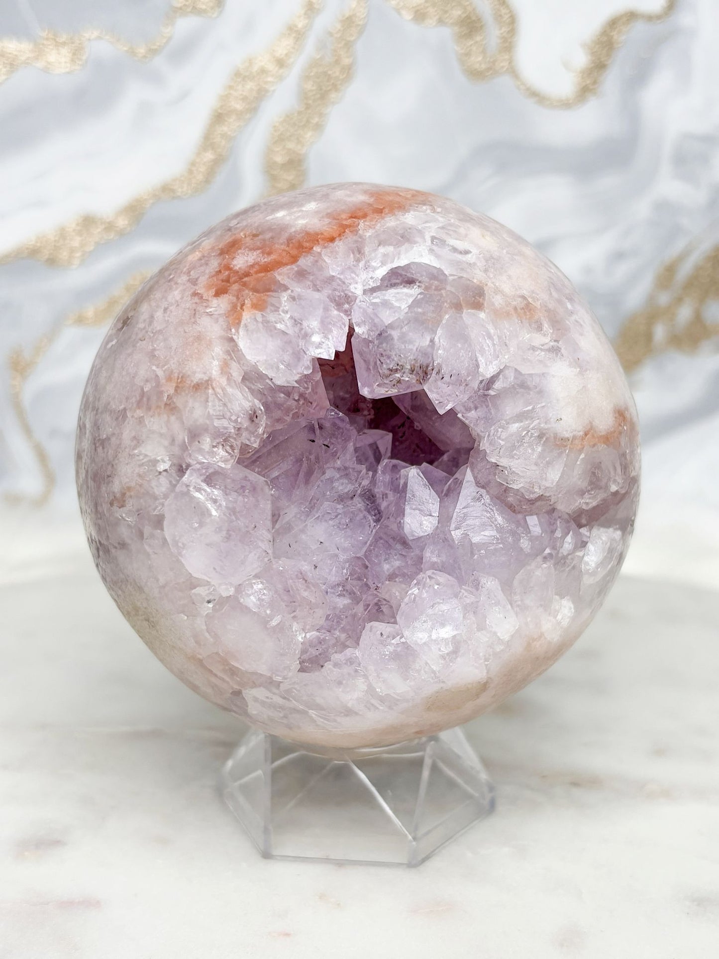 Pink Amethyst Kugel Nr. 4