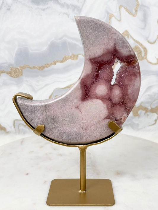 Pink Amethyst Mond Klein