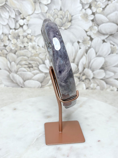 Pinker Amethyst Herz Groß