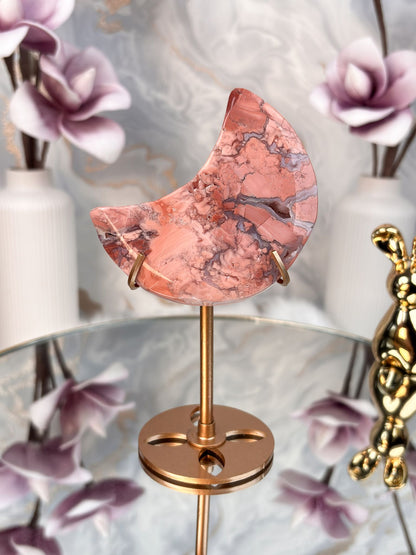 Pinker Achat / Cotton Candy Achat Mond 6
