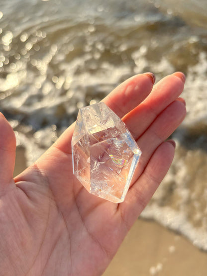 Quarz mit Regenbogen