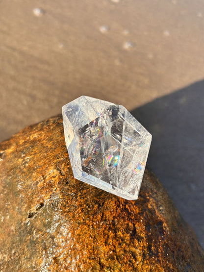 Quarz mit Regenbogen