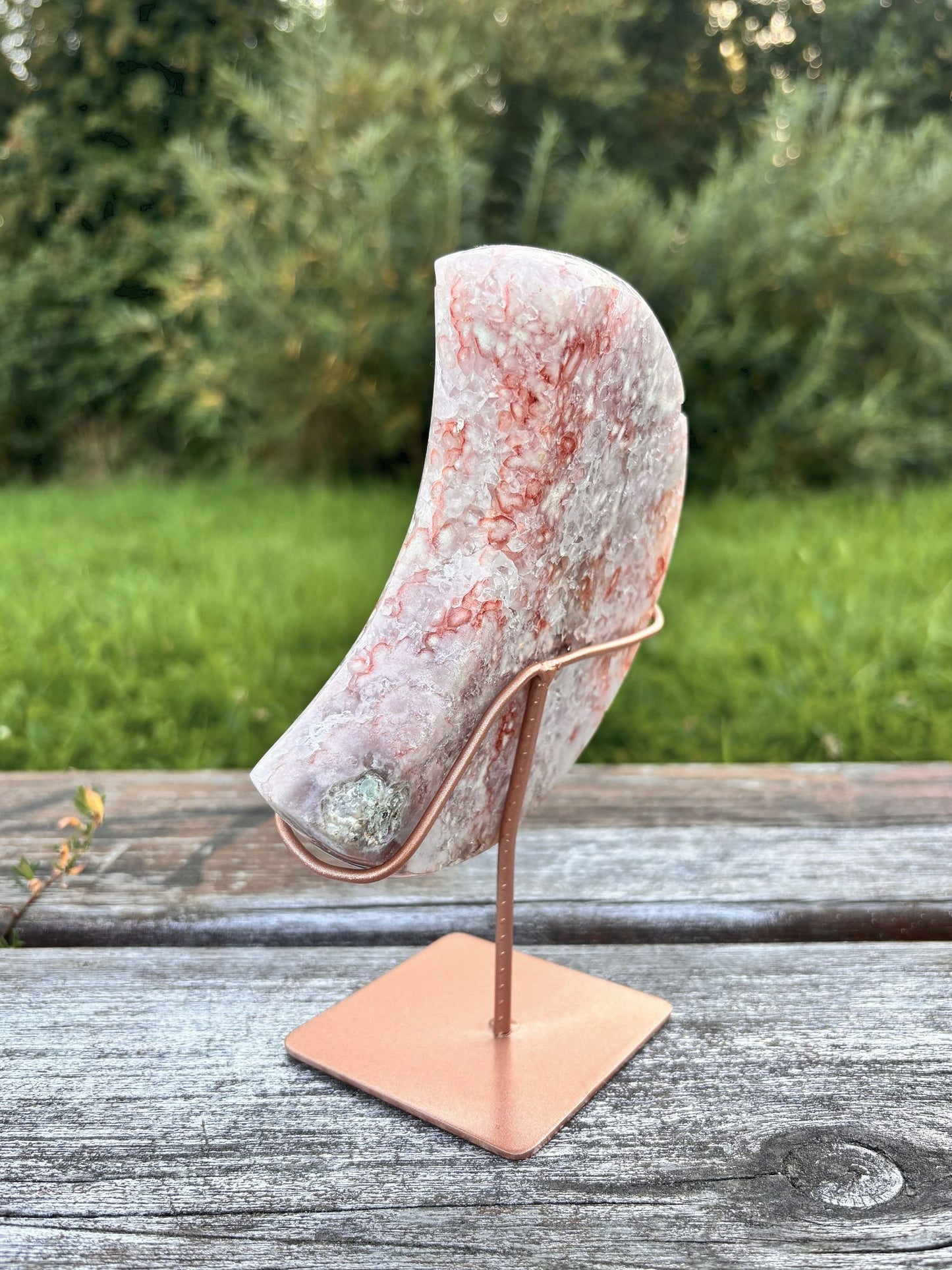 Pinker Amethyst & Quarz Mond