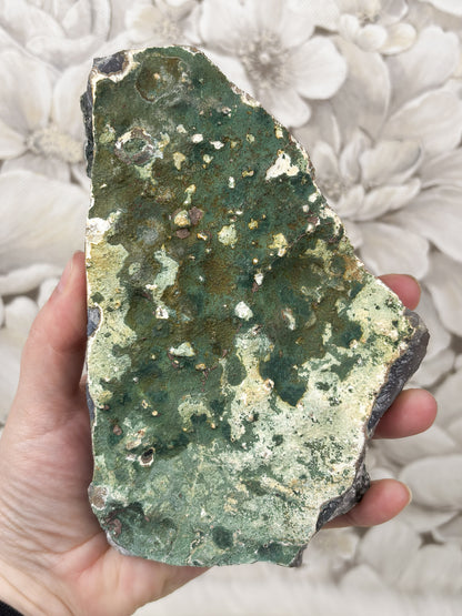 Grüner Amethyst Stück Nr. 25 (A3C)