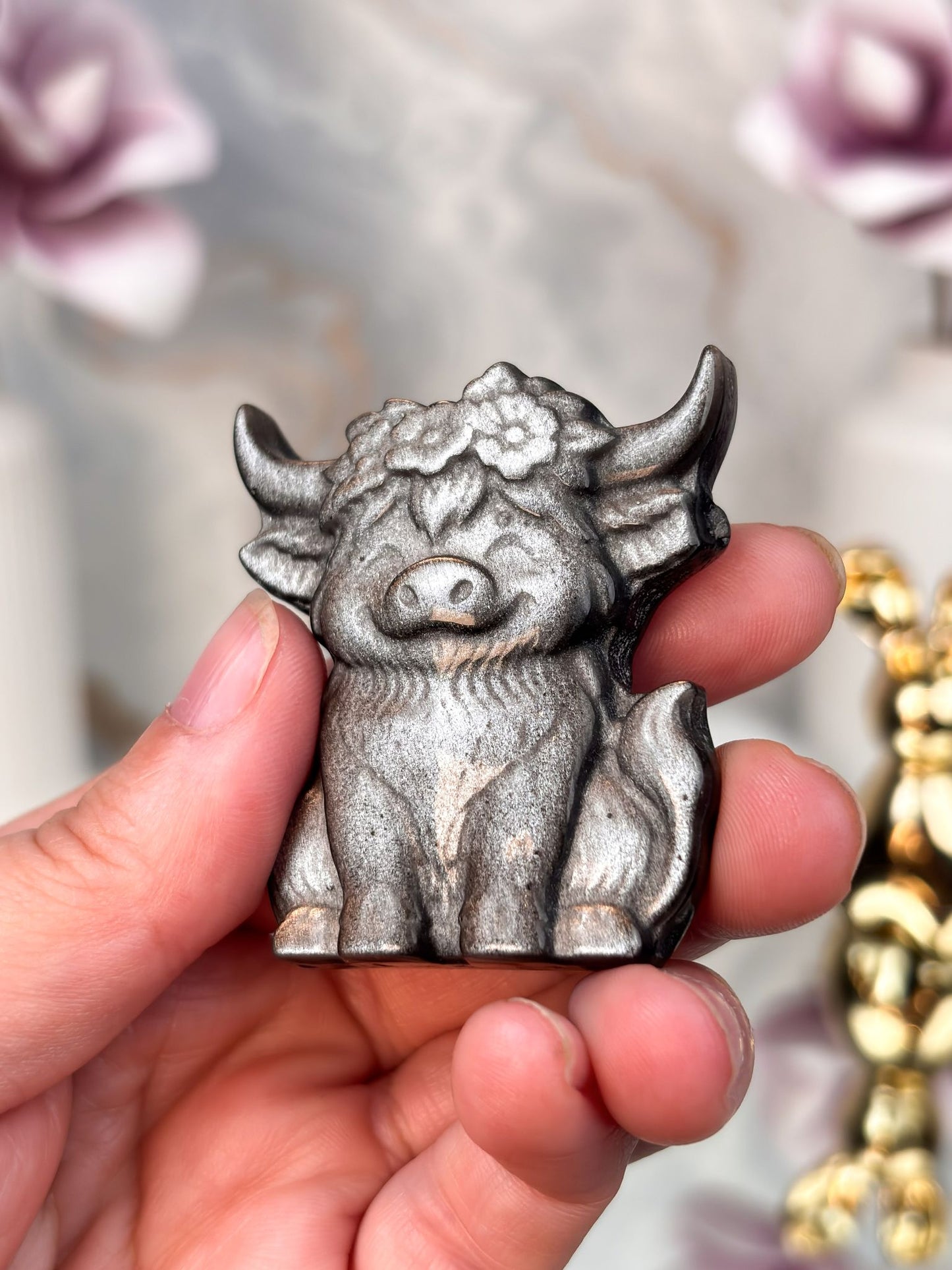Silber Obsidian Kuh