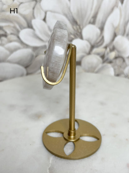 Weißer Mondstein Herzen