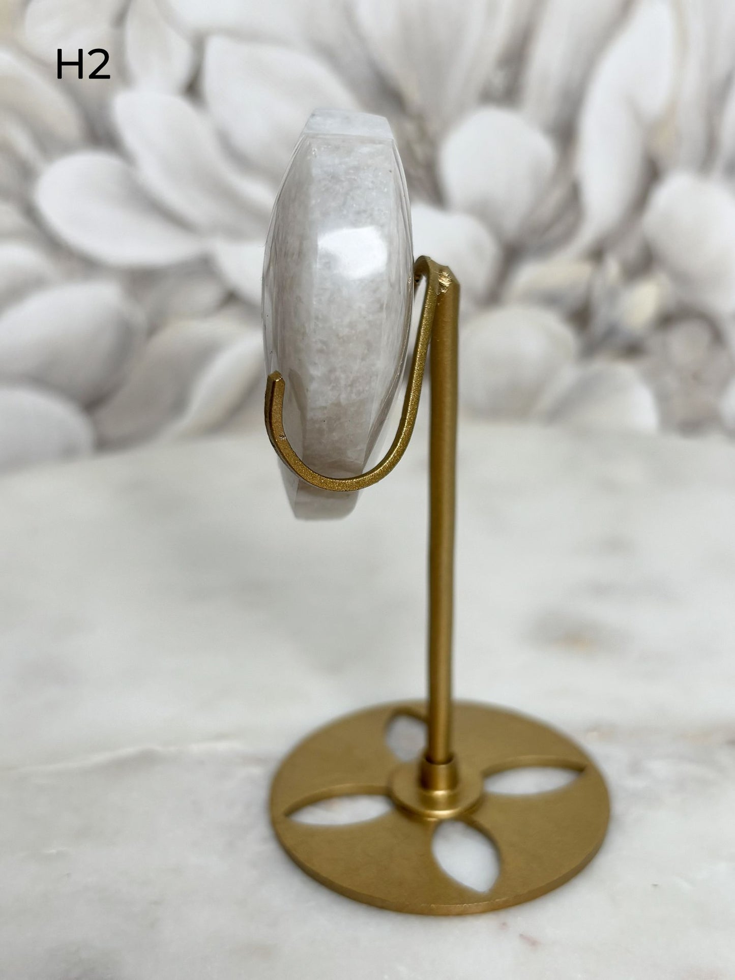 Weißer Mondstein Herzen