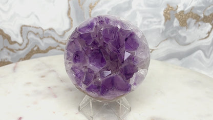 Amethyst Achat Kugel Nr. 17