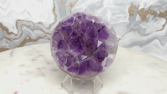 Amethyst Achat Kugel Nr. 17