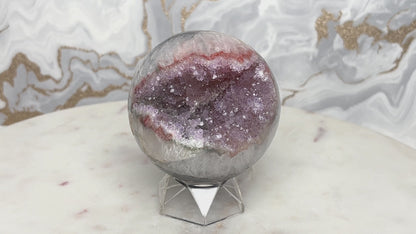 Amethyst Achat Kugel Nr. 12