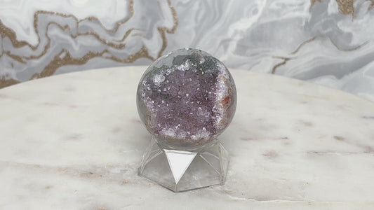 Amethyst Achat Kugel Nr. 8