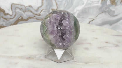 Amethyst Achat Kugel Nr. 9
