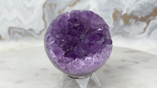 Amethyst Achat Kugel Nr. 23