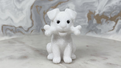 Dolomit Figur Nr. 13 (Hund mit Knochen)