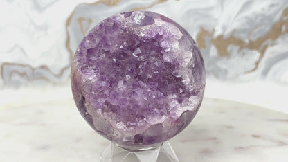 B-Ware: Amethyst Achat Kugel Nr. 25