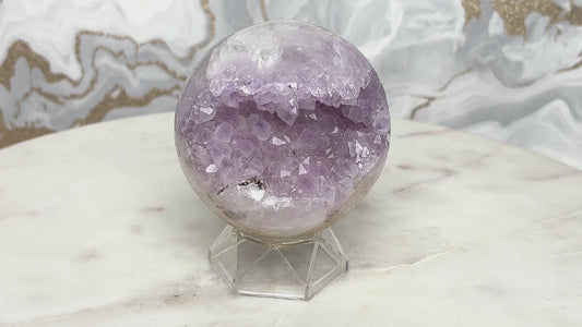 Amethyst Achat Kugel Nr. 14