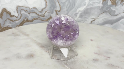 Amethyst Achat Kugel Nr. 10