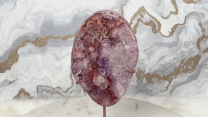 Pink Amethyst & Quarz Freiform Nr. 1