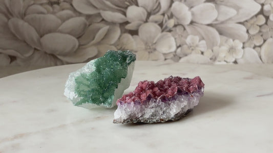 Regenbogen Amethyst Stücke Set 1