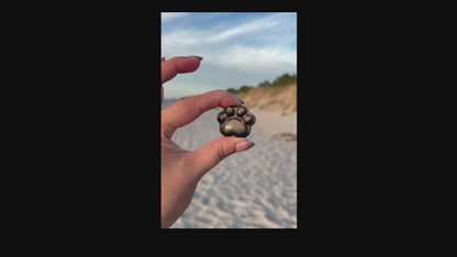 Silber Obsidian Pfoten