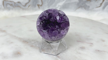 Amethyst Achat Kugel Nr. 21