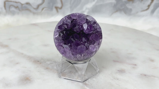 Amethyst Achat Kugel Nr. 21