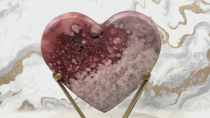 Pink Amethyst Herz