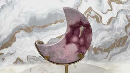 Pink Amethyst Mond Klein